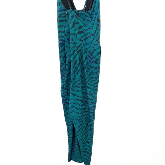 Lovers + Friends My Way Teal Green Print Jumpsuit Size SP NWT - Picture 6 of 11